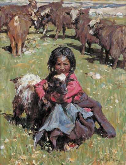 潘世勋 1990年 牧羊女